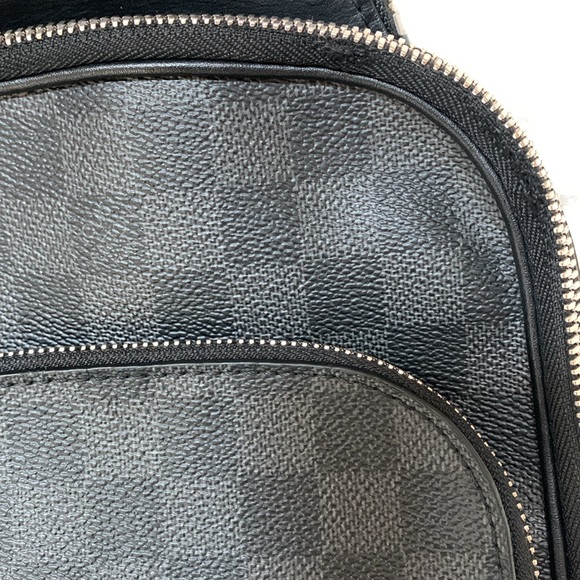 Louis Vuitton Damier Graphite Canvas Avenue Slingbag Backpack Style Bag - Picture 15 of 16